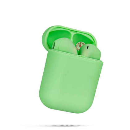 i12 Wireless Bluetooth Earphones Headset--Green